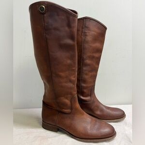 Vintage Frye Brown Leather Riding Cowboy Boots